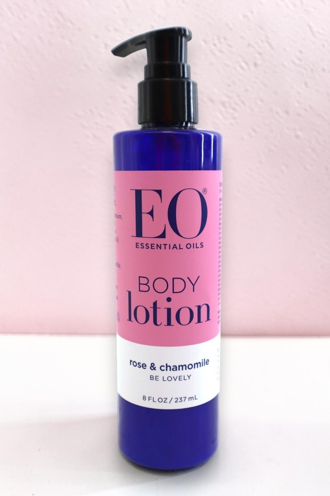 EO Products Body Lotion, Rose & Chamomile 8 fl oz