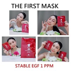 Mask Sheet Pack Face Essence Korean Care Moisture The First Mask EGF 1 PPM 25gx7