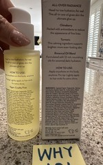 ALO Head-to-Toe Body Glow Oil Amla, Turmeric 3.2oz/95mL FULL SZ SEALED BOX $48