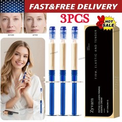 3PCS Polypeptide Collagen Elastic Essence Cream Anti-Wrinkle Micro-Molecular 5ml