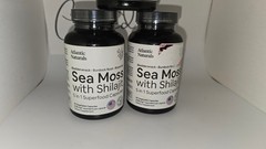 2 Pack Atlantic Naturals Sea Moss Bladderwrack Burdock 60 Ct Ea Exp 02/27