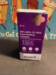 The Derma Co 30% AHA + 2% BHA Face Peeling Solution 30ml | Free Shipping