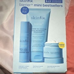 Skinfix barrier+ Mini Face Skin Care Set Cleanser Serum Cream Collagen Hydrating