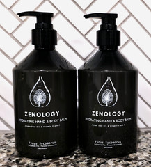 2 PACK Zenology Fycus Sycomorus Hydrating Hand & Body Balm 16.9oz