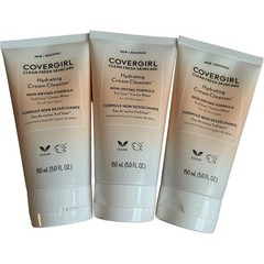 Lot 3 Covergirl Clean Hydrating Cream Face Cleanser, 5 fl oz SRP: $40