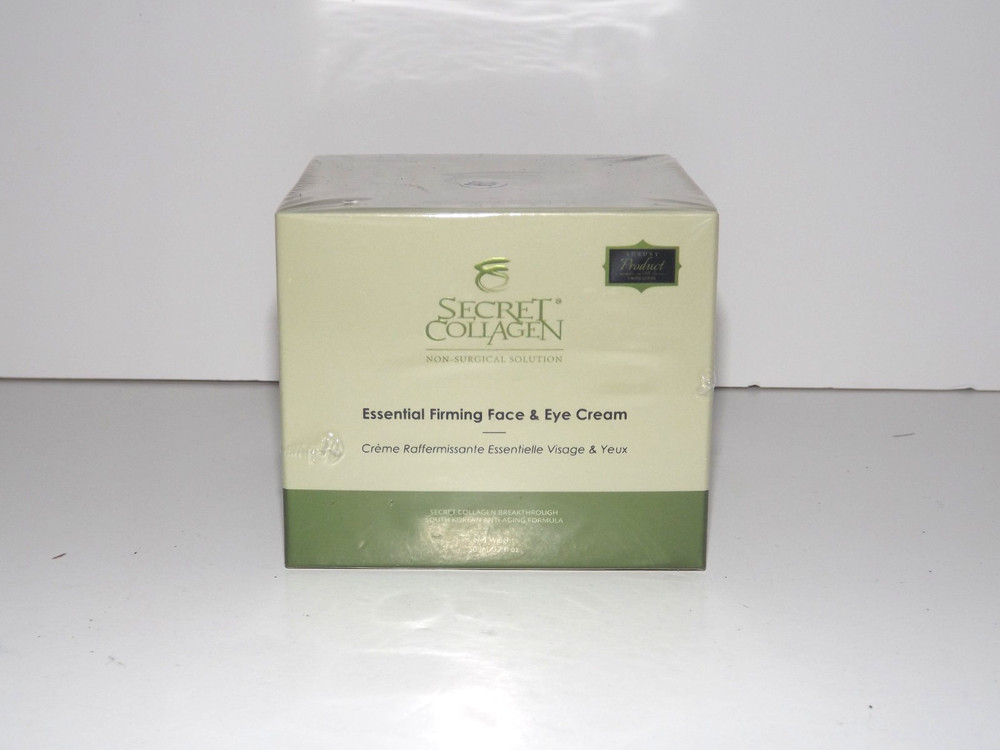 Secret Collagen Essential Firming Face & Eye Cream 1.7 Fl. Oz. New Sealed (D)