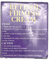 Retinol Firming Cream Hyaluronic Acid Collagen Vit E Aloe Face/Neck 1.7oz