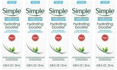 Pack of 5 Simple Water Boost Hydrating Booster, Sensitive Skin 0.85 fl oz