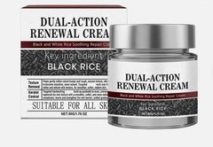 Dual-Action Renewal Cream Face Moisturizer w/ Black Rice, All Skin Types 1.76 oz