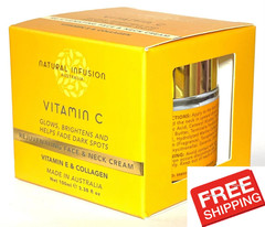 Natural Infusion Vitamin C & E Collagen Rejuvenating Face & Neck Cream