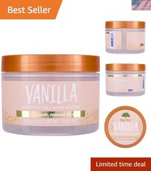 Nourishing Vanilla Whipped Shea Body Butter – Non-Greasy Moisturizer 8.4 oz