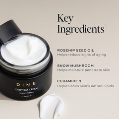 Beauty Dewy Day Cream: Hydrating Anti-Aging Moisturizer with Rosehip Oil, 1.7 oz