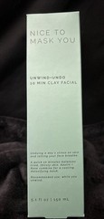 Sun + Moon Nice To Mask You Unwind +Undo 10 Min Clay Facial 5.1 Fl Oz