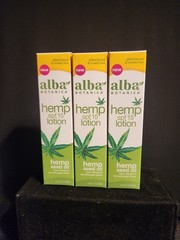 3 X Alba Botanica Hemp Seed Oil Lotion SPF 15 1.7 oz Each Exp. date 02/23