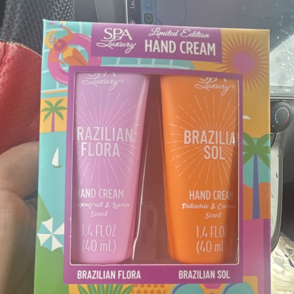 SPA Luxury Limited Edition Hand Cream Set Brazilian Flora Brazilian Sol 1.4 fl …