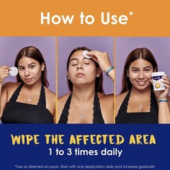 Clearasil Stubborn Acne Control 5in1 Daily Facial Cleansing Pads 90 Count