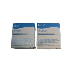 2 belif The True Cream Aqua Bomb .33 fl oz / 10 ml Each Travel Size NEW Boxed
