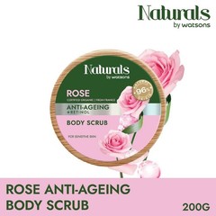 NATURALS BY WATSONS Rose Anti-Ageing Body Scrub 200g Anti-Ageing + Retinol Scrub