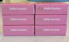 Polite Society Polite Pout Glossy Lip Balm Pink Grapefruit (6) 0.96 oz Total