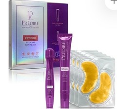 Prédiré Paris Retinol Anti-Aging Eye Care Set Cream Serum Mask 0.5 fl oz