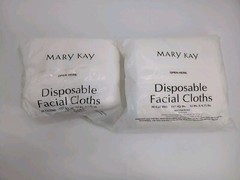 (Lot Of 2) Disposable Dry Facial Wipes (Package Has Damage) See Pictures ****
