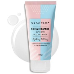 Glamveda Korean Rice & Ceramide Peel Off Mask for Dry & Dull Skin – 100gm