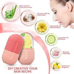 Silicone Face Ice Cube Mold – Skin Care Tool for Brightening & Fine Lines