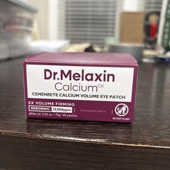 Dr.Melaxin Cemenrete Calcium Volume Eye Patch Hydrolyzed Elastin 60 Patches New