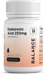 Balancebreens Hyaluronic Acid Supplement 250mg – 120 Veggie Capsules Vitamin C 5