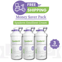 EPADERM Emollient & Skin Cleanser 2 In 1 Cream 500g PACK OF 3