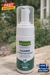 Medline Remedy Essentials CLEANSE Unscented No-Rinse Foam Cleanser 4 fl oz