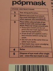POPMASK Sleep Over 5 Self-Warming Steam Masks Rose Scented Unisex Exp 2024