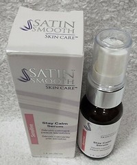 Satin Smooth Skin Care STAY CALM SERUM Sensitive Redness Dryness 1 oz/30mL New