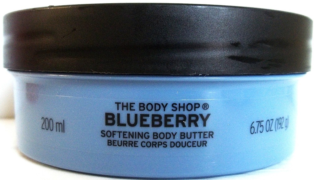 The Body Shop BLUEBERRY Softening Body Butter, 6.75oz/192 g, NEW