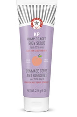 First Aid Beauty KP Bump Eraser Body Scrub W/ 10% AHA Sensitive Skin 8 oz, Peach
