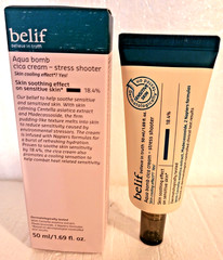 Belif Aqua Bomb Cica Cream Stress Shooter Skin Soother 1.69 oz each Skin Care
