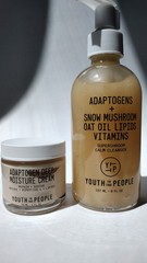 Youth To The People Supershroom Calm Cleanser & Moisturizer Bundle NEW Full Size