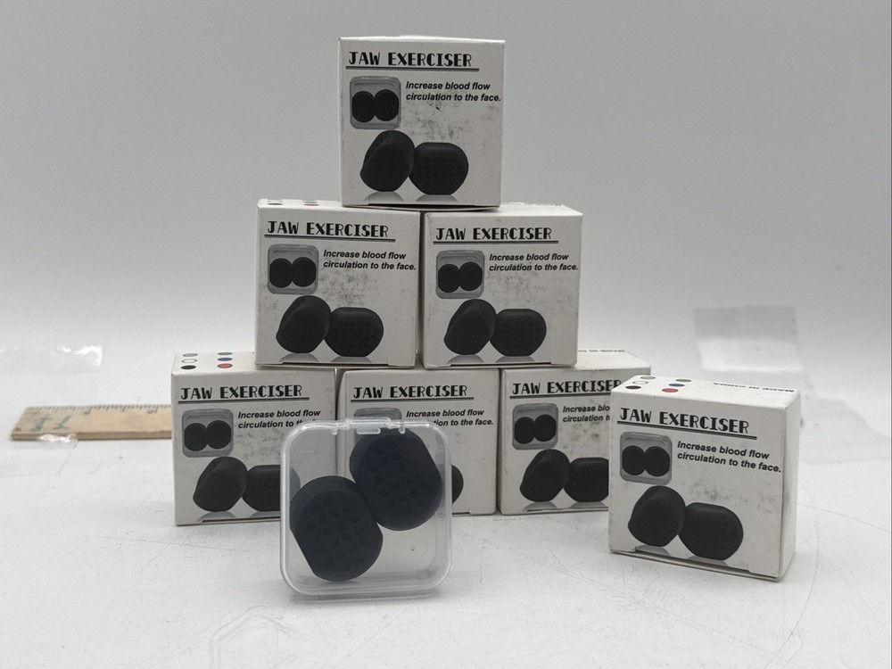 Jaw Exerciser for Men Women Jawline Exerciser Strengthener Toner Jaw – Lot Of 8