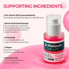Dr.Melaxin Cemenrete Cyano Pink Spicule Serum with Calcium skin care Two set US