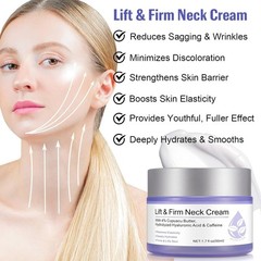 Firming Neck Cream Tighten & Lift Anti-Aging Moisturizer Reduce Fine Lines