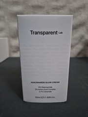 Transparent Lab Niacinamide Glow Cream 50ml 1.69 Oz Brightening Cream Vitamin B3
