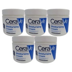 CERAVE MOISTURIZING CREAM FACE & BODY NORMAL TO DRY SKIN 16 OZ NWOB 5PC