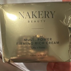 Nakery Beauty Lift-Tox Firming Rich Cream Fragrance-Free Face/Neck 6 fl oz