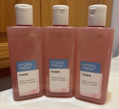 3 L&rsquo;oreal Paris Dermo Expertise Alcohol Hydrafresh Toner-8.5 fl oz Each!