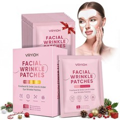 3 in 1 Forehead, Smile Line & under Eye Wrinkle Patches, Overnight Facial Wrinkl