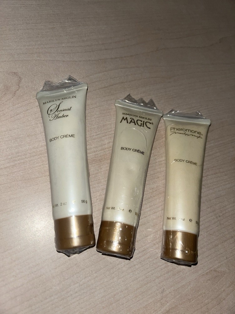 Pheromone From Marilyn Miglin Body Cream 2oz./56g New; LOT OF 3