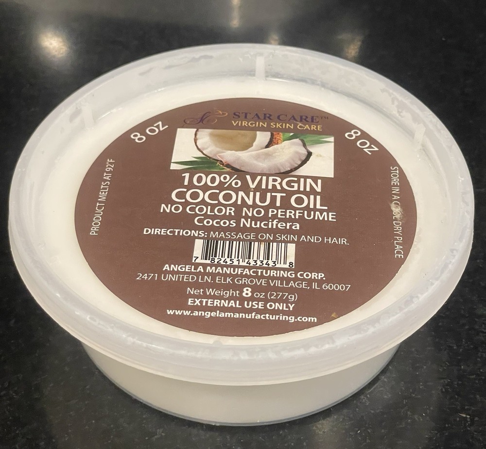 Star care, virgin skin care 100% [Virgin Coconut] Oil, 8 oz (1 pack)