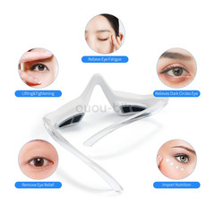 Red Light Therapy Glasses for Dark Circles, Puffiness & Wrinkles – Eye Massager