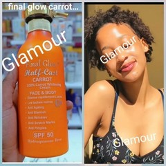 Final glow HC face & body lotion 💯 carrot. Anti stretch marks/blemishes x 1