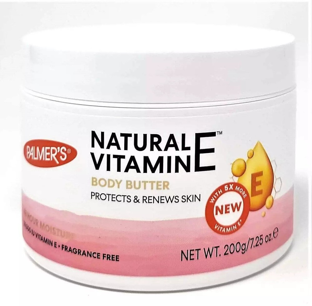 Palmers Natural Vitamin E Body Butter 48 Hour Moisture 7.25 oz NEW